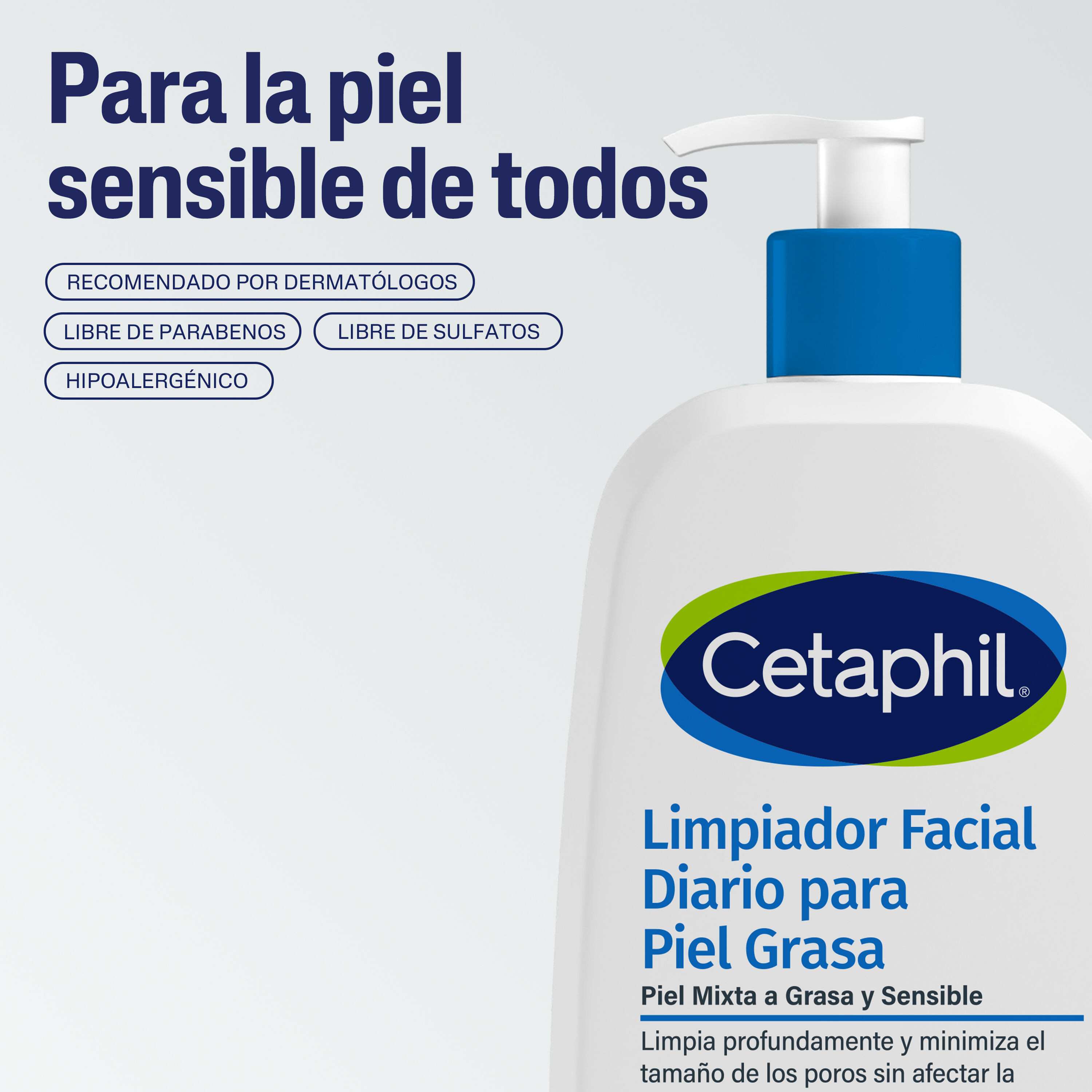 Limpiador Facial Diario Para Piel Grasa