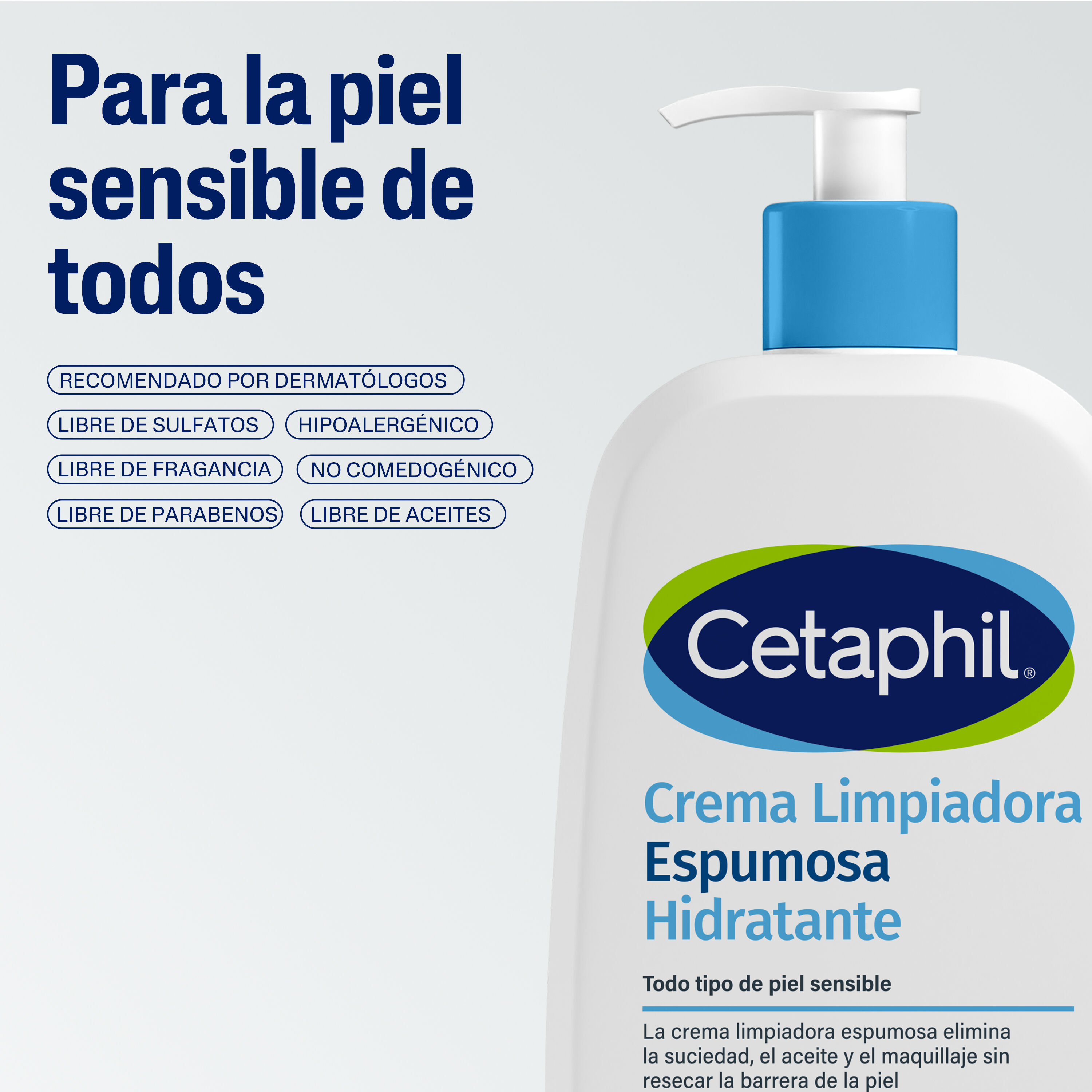 Crema Limpiadora Espumosa Hidratante