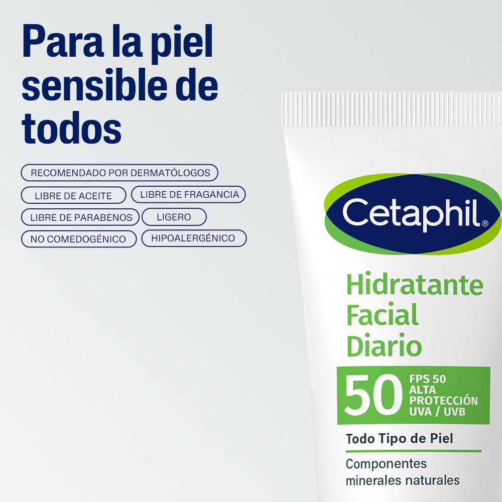 Hidratante Facial Diario FPS 50+