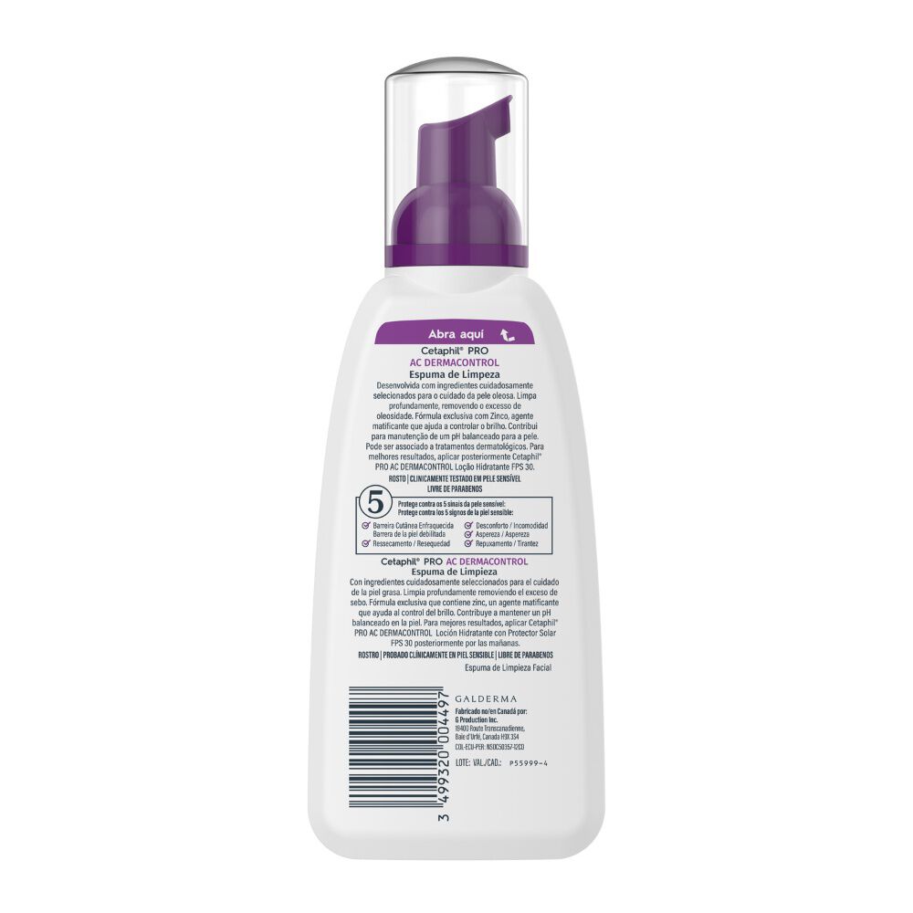 Pro AC Dermacontrol Espuma de Limpieza