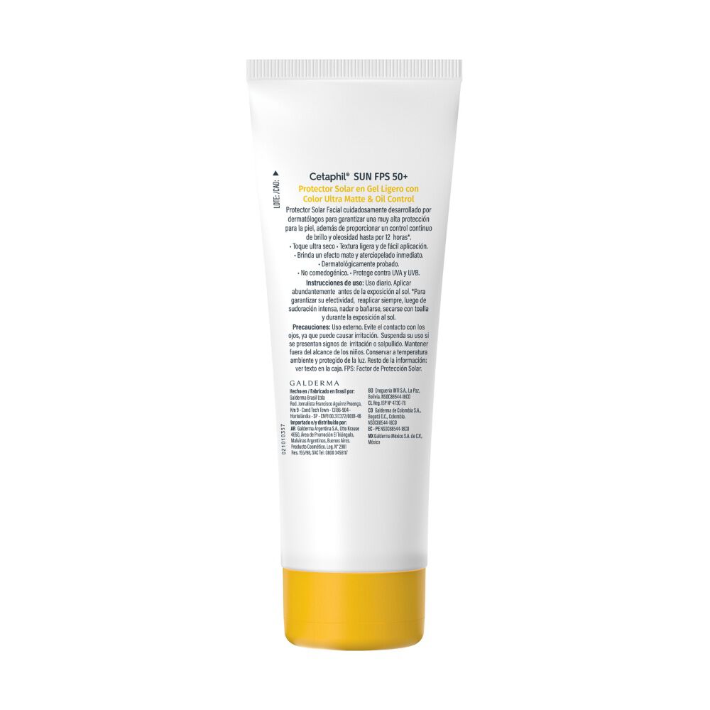Sun Oil Control Con Color FPS 50+