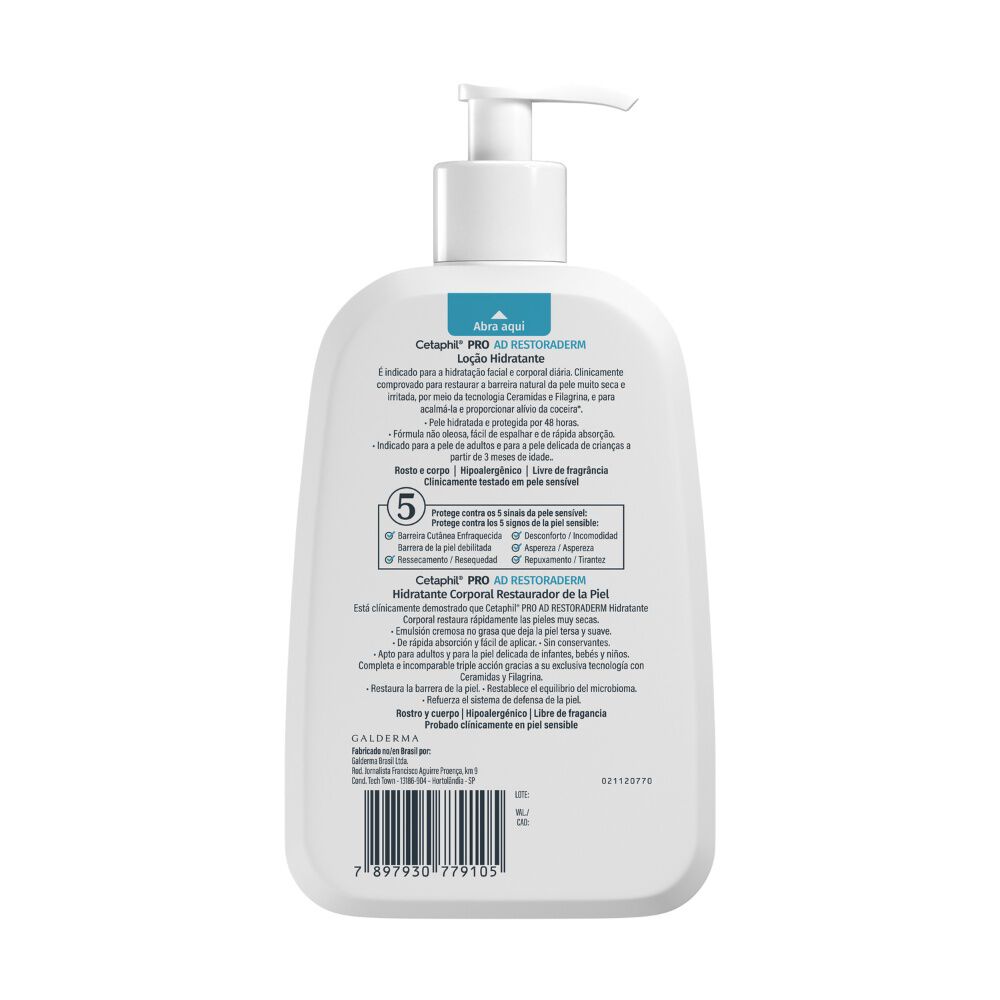Pro AD Restoraderm Loci&oacute;n Hidratante Corporal
