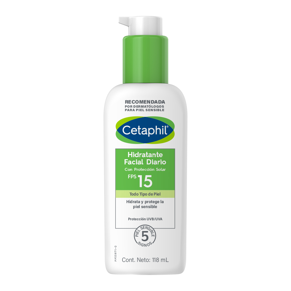 Crema Hidratante Facial con SPF 15 x 118 ml